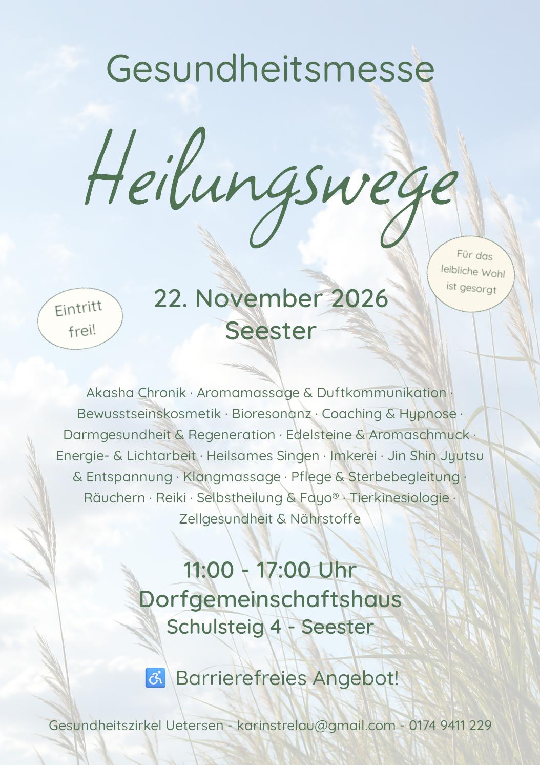 Gesundheitsmesse Heilungswege